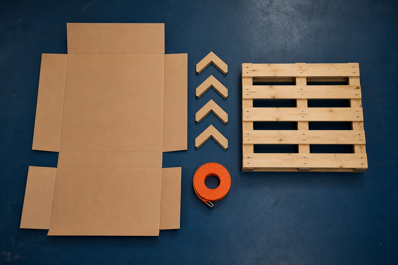 Illustrative Darstellung zum Ratgeberthema Palette richtig packen: Stabilität, Schutz und Kennzeichnung
